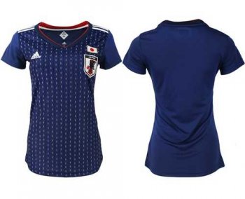 Women's Japan Blank Home Soccer Country Jersey