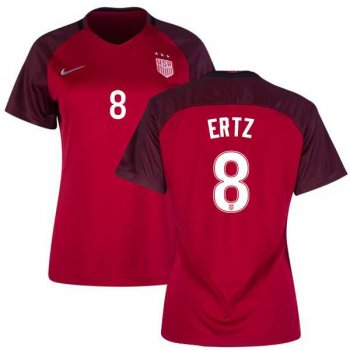 Women's Julie Ertz USA Jersey - Gym Red 201718 #8 Third Nike Soccer Short Shirt