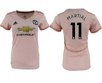 Women's Manchester United #11 Martial Away Soccer Club Jersey