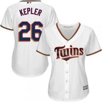 Women's Minnesota Twins #26 Max Kepler White Home Stitched MLB Jersey