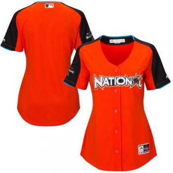 Women's National League Majestic Orange 2017 MLB All-Star Game Home Run Derby Team Jersey