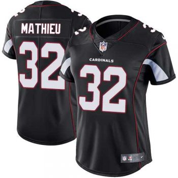 Women's Nike Arizona Cardinals #32 Tyrann Mathieu Black Alternate Stitched NFL Vapor Untouchable Limited Jersey