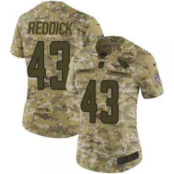 Women's Nike Arizona Cardinals #43 Haason Reddick Camo Stitched NFL Limited 2018 Salute to Service Jersey