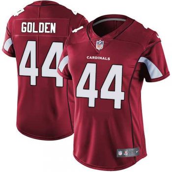 Women's Nike Arizona Cardinals #44 Markus Golden Red Team Color Stitched NFL Vapor Untouchable Limited Jersey