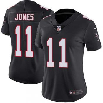 Women's Nike Atlanta Falcons #11 Julio Jones Black Alternate Stitched NFL Vapor Untouchable Limited Jersey