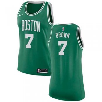 Women's Nike Boston Celtics #7 Jaylen Brown Green NBA Swingman Icon Edition Jersey