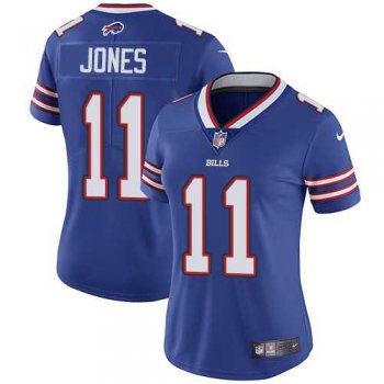 Women's Nike Buffalo Bills #11 Zay Jones Royal Blue Team Color Stitched NFL Vapor Untouchable Limited Jersey