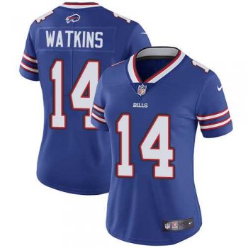 Women's Nike Buffalo Bills #14 Sammy Watkins Royal Blue Team Color Stitched NFL Vapor Untouchable Limited Jersey