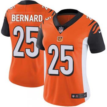 Women's Nike Cincinnati Bengals #25 Giovani Bernard Orange Alternate Stitched NFL Vapor Untouchable Limited Jersey