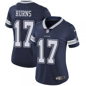 Women's Nike Dallas Cowboys #17 Allen Hurns Navy Blue Team Color Stitched NFL Vapor Untouchable Limited Jersey