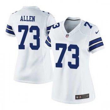 Women's Nike Dallas Cowboys #73 Larry Allen White Stitched NFL Elite jersey