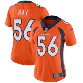 Women's Nike Denver Broncos #56 Shane Ray Orange Team Color Stitched NFL Vapor Untouchable Limited Jersey