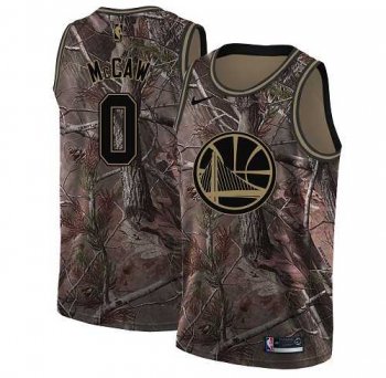 Women's Nike Golden State Warriors #0 Patrick McCaw Camo NBA Swingman Realtree Collection Jersey