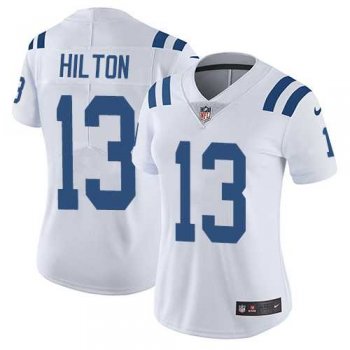 Women's Nike Indianapolis Colts #13 T.Y. Hilton White Stitched NFL Vapor Untouchable Limited Jersey