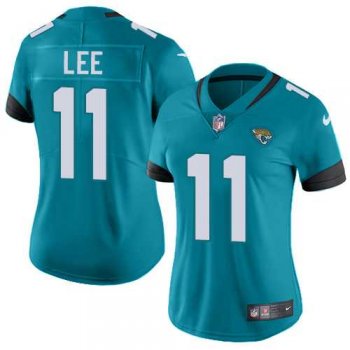 Women's Nike Jacksonville Jaguars #11 Marqise Lee Teal Green Team Color Stitched NFL Vapor Untouchable Limited Jersey