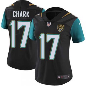 Women's Nike Jacksonville Jaguars #17 DJ Chark Black Alternate Stitched NFL Vapor Untouchable Limited Jersey