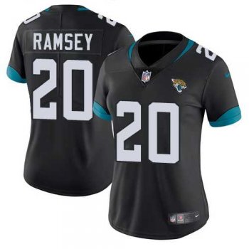 Women's Nike Jacksonville Jaguars #20 Jalen Ramsey Black Alternate Stitched NFL Vapor Untouchable Limited Jersey