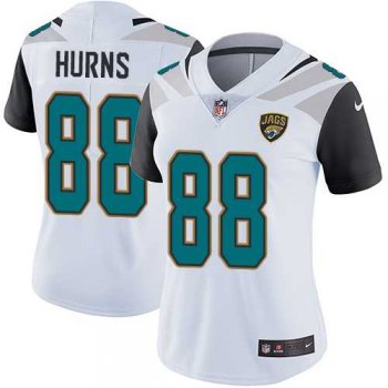 Women's Nike Jacksonville Jaguars #88 Allen Hurns White Stitched NFL Vapor Untouchable Limited Jersey