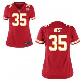 Women's Nike Kansas City Chiefs #35 Charcandrick West Red Game Jersey