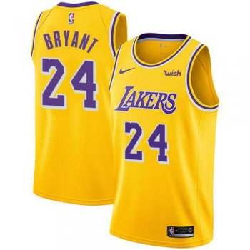 Women's Nike Los Angeles Lakers #24 Kobe Bryant Gold NBA Swingman Icon Edition Jersey