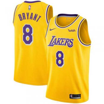 Women's Nike Los Angeles Lakers #8 Kobe Bryant Gold NBA Swingman Icon Edition Jersey