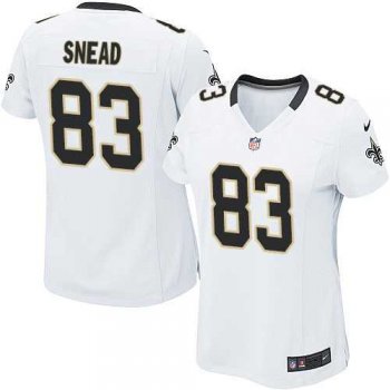 Women's Nike New Orleans Saints #83 Willie Snead Elite White Nike NFL