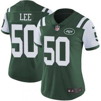 Women's Nike New York Jets #50 Darron Lee Green Team Color Stitched NFL Vapor Untouchable Limited Jersey