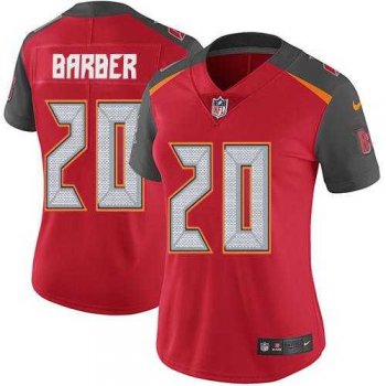 Women's Nike Tampa Bay Buccaneers #20 Ronde Barber Red Team Color Stitched NFL Vapor Untouchable Limited Jersey