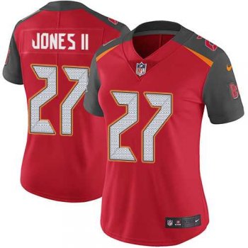 Women's Nike Tampa Bay Buccaneers #27 Ronald Jones II Red Team Color Stitched NFL Vapor Untouchable Limited Jersey