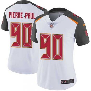 Women's Nike Tampa Bay Buccaneers #90 Jason Pierre-Paul White Stitched NFL Vapor Untouchable Limited Jersey