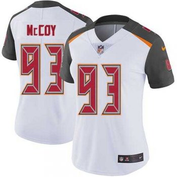 Women's Nike Tampa Bay Buccaneers #93 Gerald McCoy White Stitched NFL Vapor Untouchable Limited Jersey