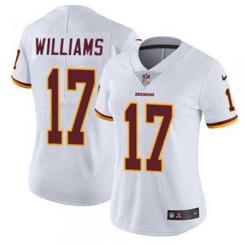 Women's Nike Washington Redskins #17 Doug Williams White Stitched NFL Vapor Untouchable Limited Jersey