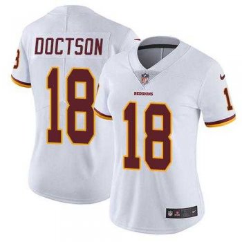 Women's Nike Washington Redskins #18 Josh Doctson White Stitched NFL Vapor Untouchable Limited Jersey