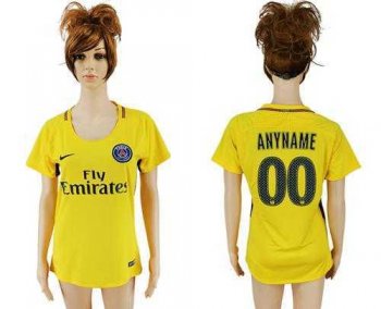 Women's Paris Saint-Germain Personalized Away Soccer Club Jersey