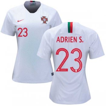 Women's Portugal #23 Adrien S. Away Soccer Country Jersey