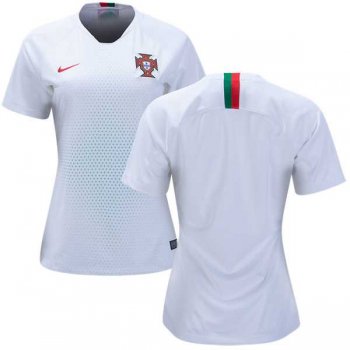 Women's Portugal Blank Away Soccer Country Jersey