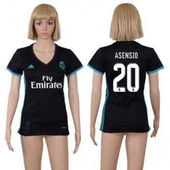 Women's Real Madrid #20 Asensio Away Soccer Club Jersey