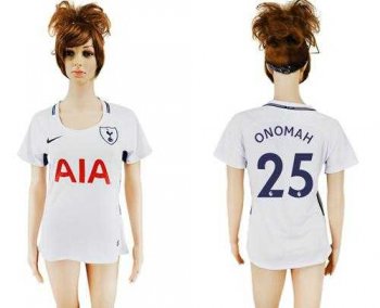 Women's Tottenham Hotspur #25 ONOMAH Home Soccer Club Jersey