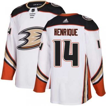 Youth Adidas Anaheim Ducks #14 Adam Henrique White Road Authentic Stitched NHL Jersey