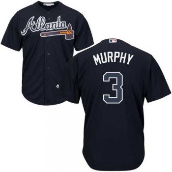 Youth Atlanta Braves #3 Dale Murphy Navy Blue Cool Base Stitched MLB Jersey