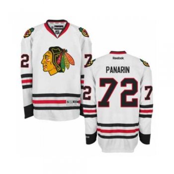 Youth Chicago Blackhawks #72 Artemi Panarin White Away NHL Jersey