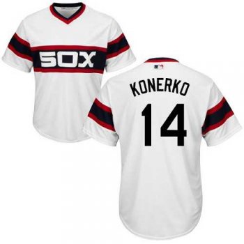 Youth Chicago White Sox #14 Paul Konerko White Alternate Home Cool Base Stitched MLB Jersey