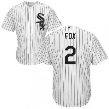 Youth Chicago White Sox #2 Nellie Fox White(Black Strip) Home Cool Base Stitched MLB Jersey