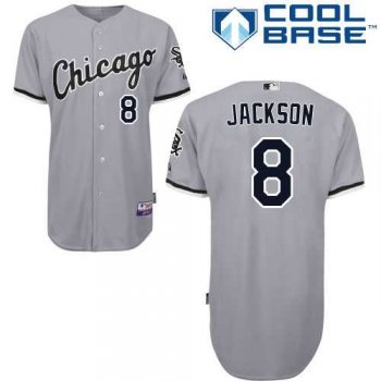 Youth Chicago White Sox #8 Bo Jackson Grey Road Cool Base Stitched MLB Jersey