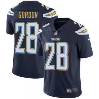 Youth Los Angeles Chargers #28 Melvin Gordon Navy Blue Team Color Stitched NFL Vapor Untouchable Limited Jersey