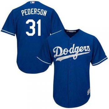 Youth Los Angeles Dodgers #31 Joc Pederson Blue Cool Base Stitched MLB Jersey