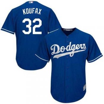 Youth Los Angeles Dodgers #32 Sandy Koufax Blue Cool Base Stitched MLB Jersey