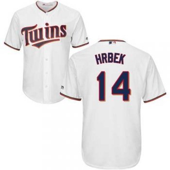 Youth Minnesota Twins #14 Kent Hrbek White Cool Base Stitched MLB Jersey