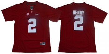 Youth Crimson Tide #2 Derrick Henry Red Limited Stitched Youth NCAA Jersey