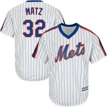 Youth New York Mets #32 Steven Matz White(Blue Strip) Alternate Cool Base Stitched MLB Jersey